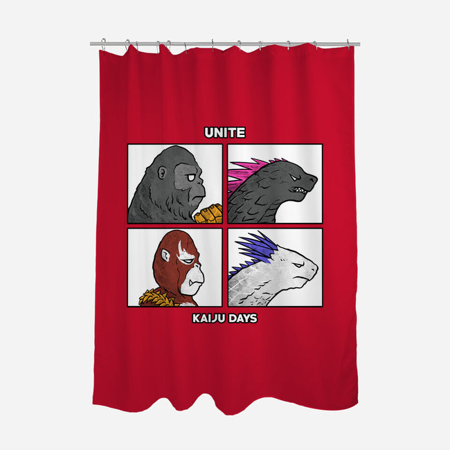 Kaiju Days-None-Polyester-Shower Curtain-spoilerinc