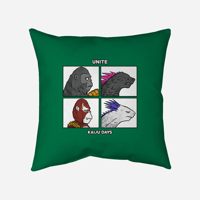 Kaiju Days-None-Removable Cover-Throw Pillow-spoilerinc