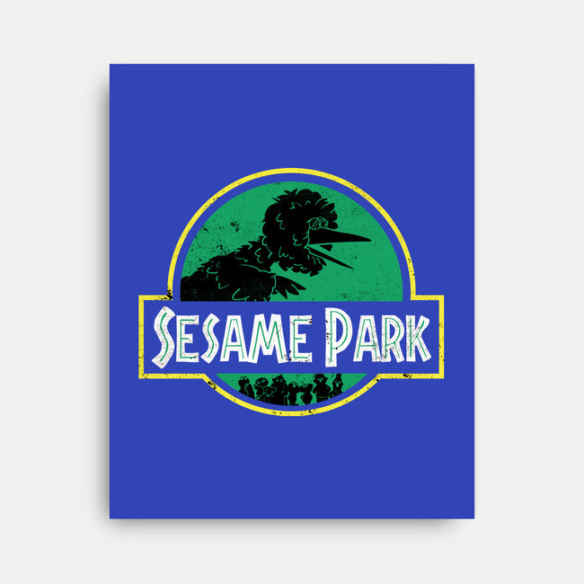 Sesame Park-None-Stretched-Canvas-sebasebi