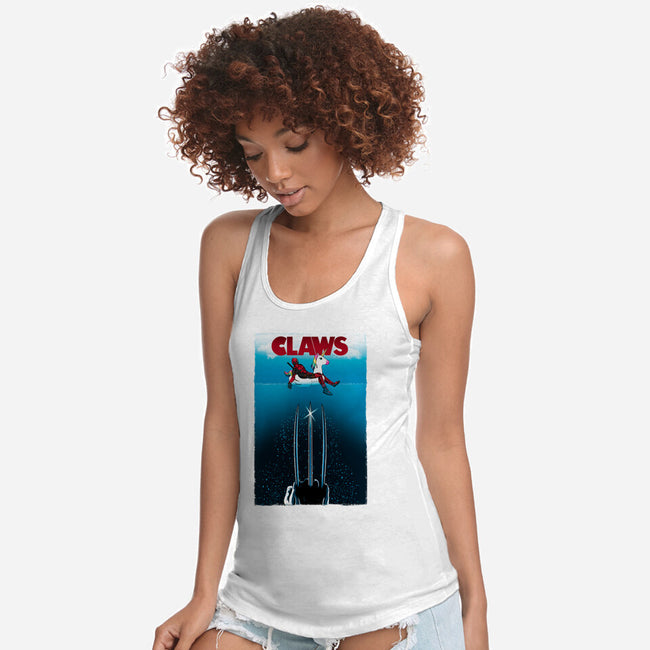 CLAWS-Womens-Racerback-Tank-Fran