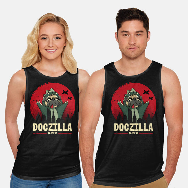 Dogzilla-Unisex-Basic-Tank-retrodivision