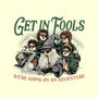 Get In Fools-None-Outdoor-Rug-momma_gorilla