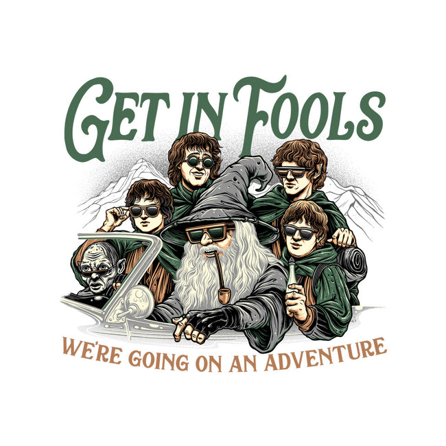 Get In Fools-None-Glossy-Sticker-momma_gorilla