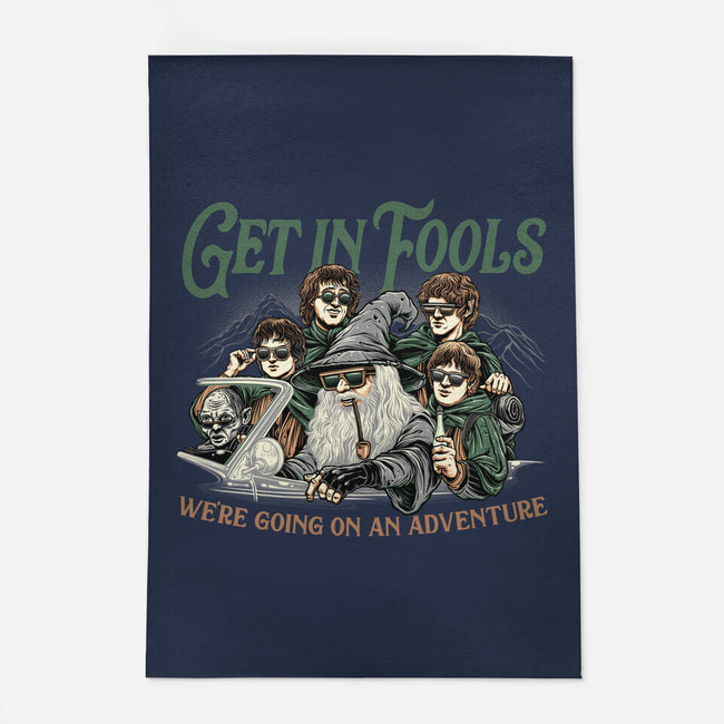 Get In Fools-None-Outdoor-Rug-momma_gorilla