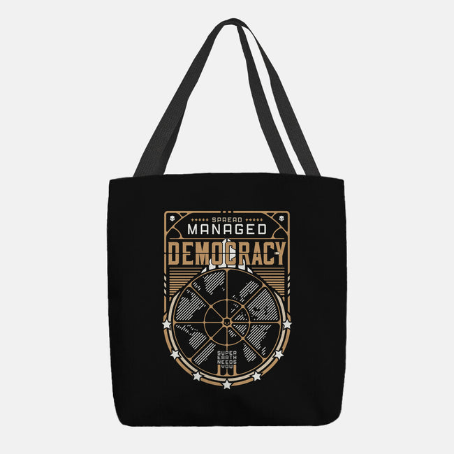 Democracy-None-Basic Tote-Bag-BadBox