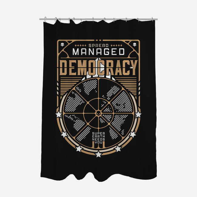 Democracy-None-Polyester-Shower Curtain-BadBox