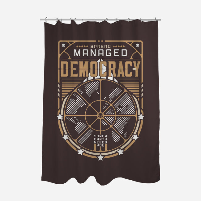 Democracy-None-Polyester-Shower Curtain-BadBox