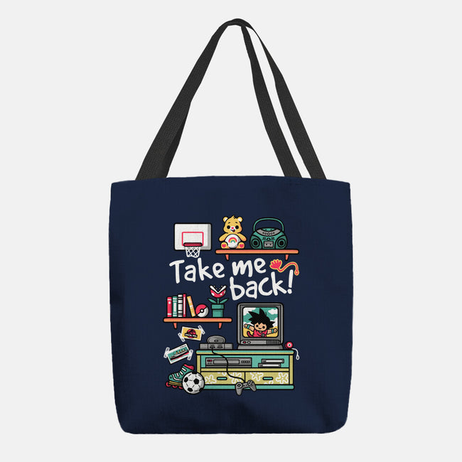 Take Me Back To My Childhood Days-None-Basic Tote-Bag-NemiMakeit