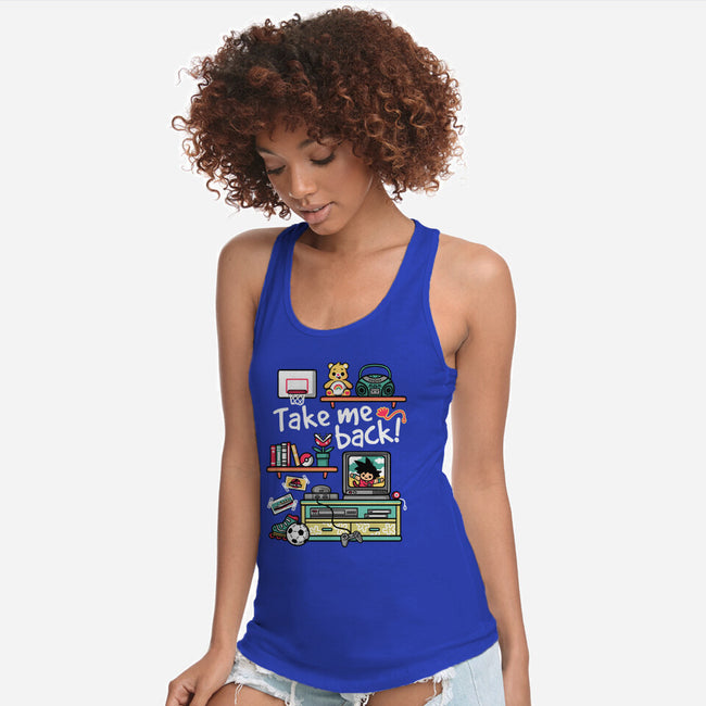 Take Me Back To My Childhood Days-Womens-Racerback-Tank-NemiMakeit