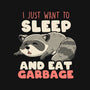 I Just Want To Sleep And Eat Garbage-Dog-Adjustable-Pet Collar-koalastudio