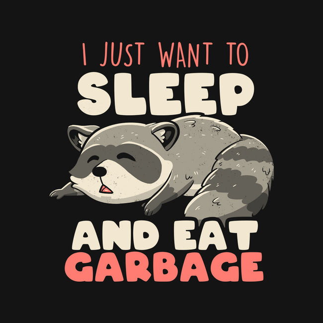 I Just Want To Sleep And Eat Garbage-Cat-Adjustable-Pet Collar-koalastudio