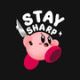 Kirby Stay Sharp-Mens-Heavyweight-Tee-Tri haryadi