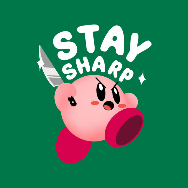 Kirby Stay Sharp-Womens-Fitted-Tee-Tri haryadi