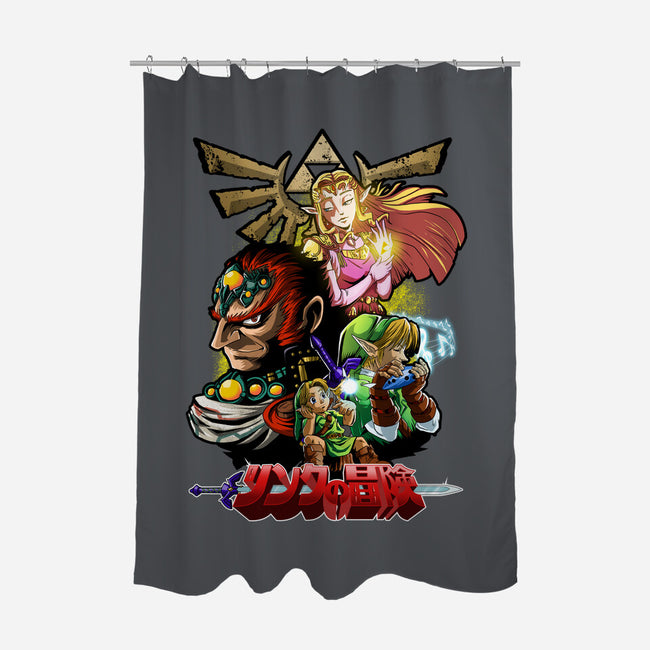 Hyrule Force-None-Polyester-Shower Curtain-Diego Oliver