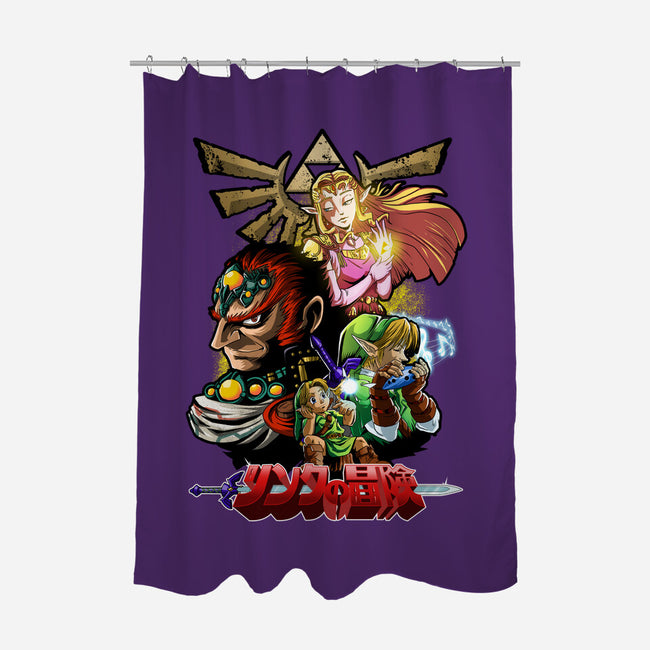 Hyrule Force-None-Polyester-Shower Curtain-Diego Oliver