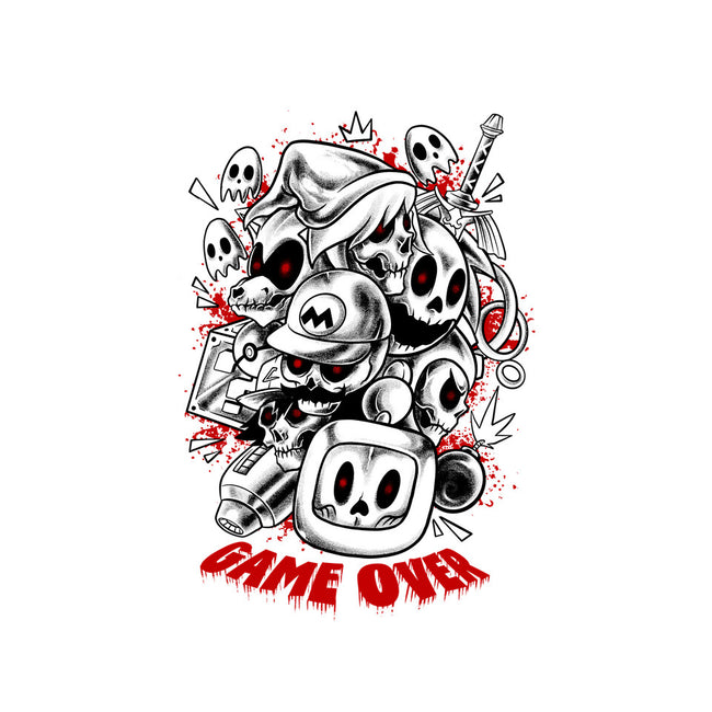 Sorry Game Over-None-Removable Cover w Insert-Throw Pillow-spoilerinc