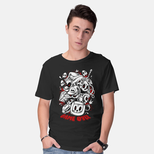 Sorry Game Over-Mens-Basic-Tee-spoilerinc