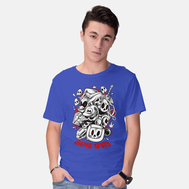 Sorry Game Over-Mens-Basic-Tee-spoilerinc