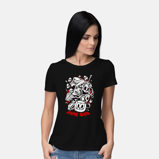 Sorry Game Over-Womens-Basic-Tee-spoilerinc