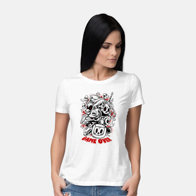 Sorry Game Over-Womens-Basic-Tee-spoilerinc