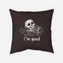 I'm Good-None-Removable Cover-Throw Pillow-fanfreak1