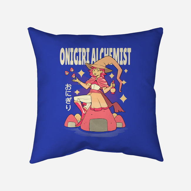 Onigiri Alchemist-None-Removable Cover-Throw Pillow-FunkVampire