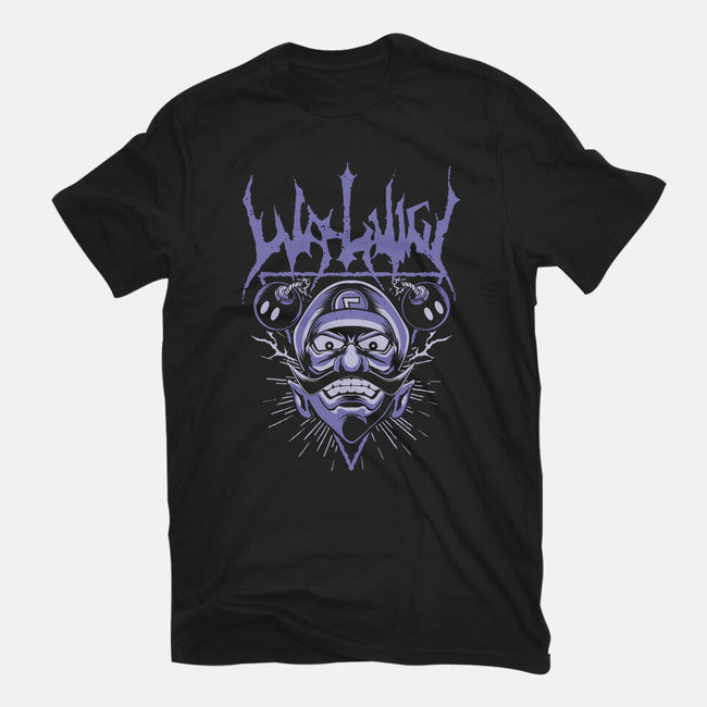 Waluigi Metal-Mens-Heavyweight-Tee-arace