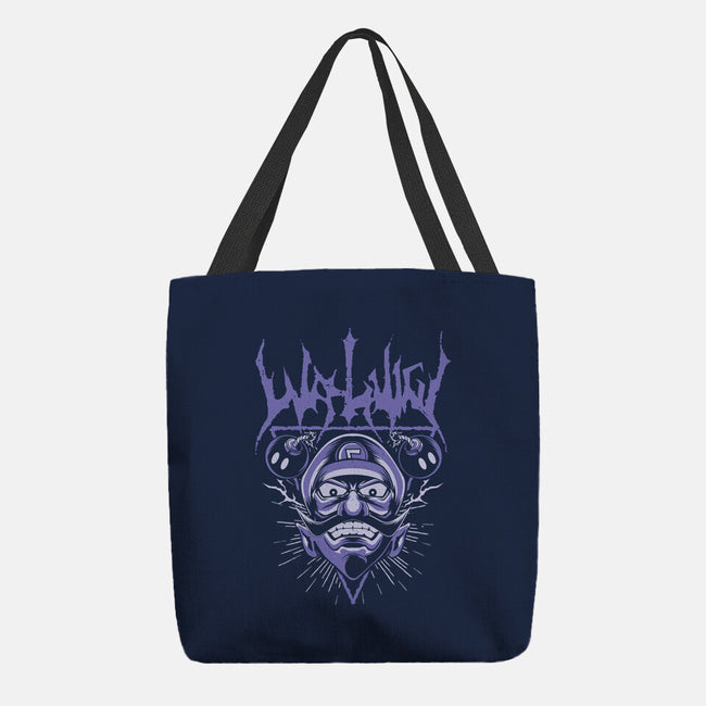 Waluigi Metal-None-Basic Tote-Bag-arace