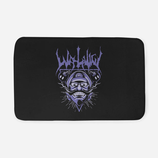 Waluigi Metal-None-Memory Foam-Bath Mat-arace