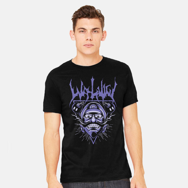 Waluigi Metal-Mens-Heavyweight-Tee-arace