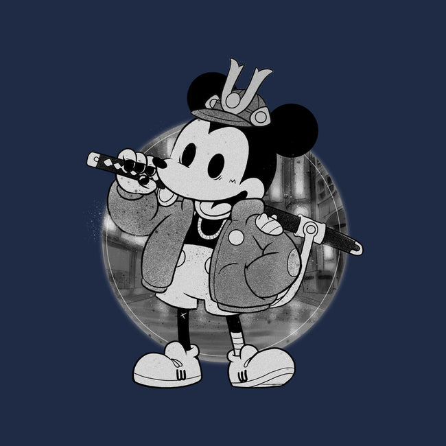 Cyber Samurai Mouse-Unisex-Basic-Tee-Bruno Mota