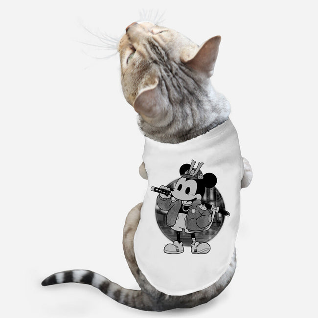 Cyber Samurai Mouse-Cat-Basic-Pet Tank-Bruno Mota