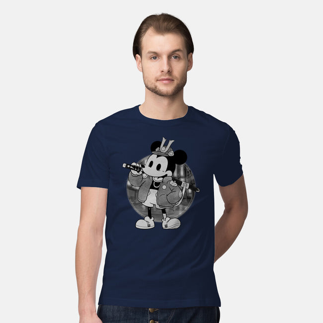 Cyber Samurai Mouse-Mens-Premium-Tee-Bruno Mota