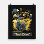 Training Tip Just Dive-None-Matte-Poster-Heyra Vieira