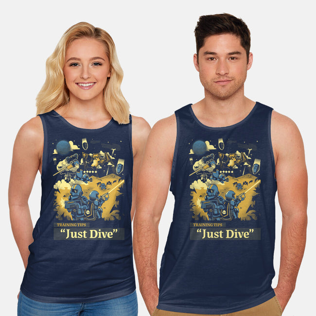 Training Tip Just Dive-Unisex-Basic-Tank-Heyra Vieira