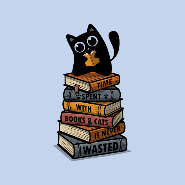 Time Spent With Books And Cats-Mens-Premium-Tee-erion_designs