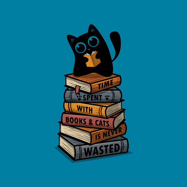 Time Spent With Books And Cats-Mens-Premium-Tee-erion_designs