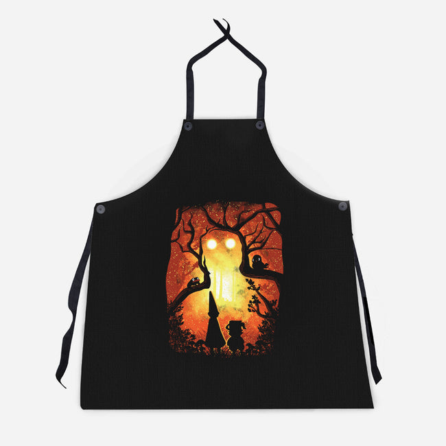 Enchanted Forest-Unisex-Kitchen-Apron-dalethesk8er