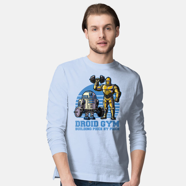 Android Space Gym-Mens-Long Sleeved-Tee-Studio Mootant