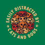 Easily Distracted By Cats And Dogs-None-Polyester-Shower Curtain-erion_designs