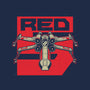 Red Spaceship Revolution-Mens-Basic-Tee-Studio Mootant