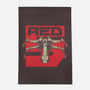 Red Spaceship Revolution-None-Indoor-Rug-Studio Mootant