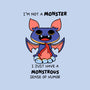 I'm Not A Monster-Unisex-Basic-Tee-FunkVampire