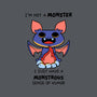 I'm Not A Monster-Cat-Adjustable-Pet Collar-FunkVampire