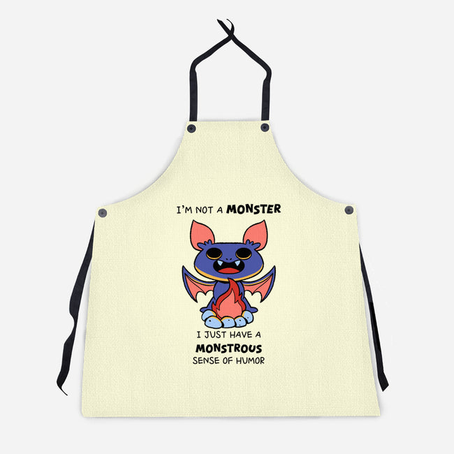 I'm Not A Monster-Unisex-Kitchen-Apron-FunkVampire