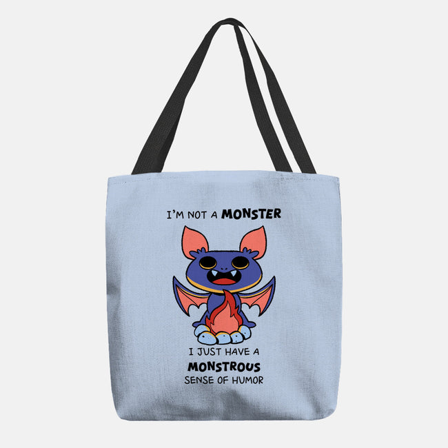 I'm Not A Monster-None-Basic Tote-Bag-FunkVampire