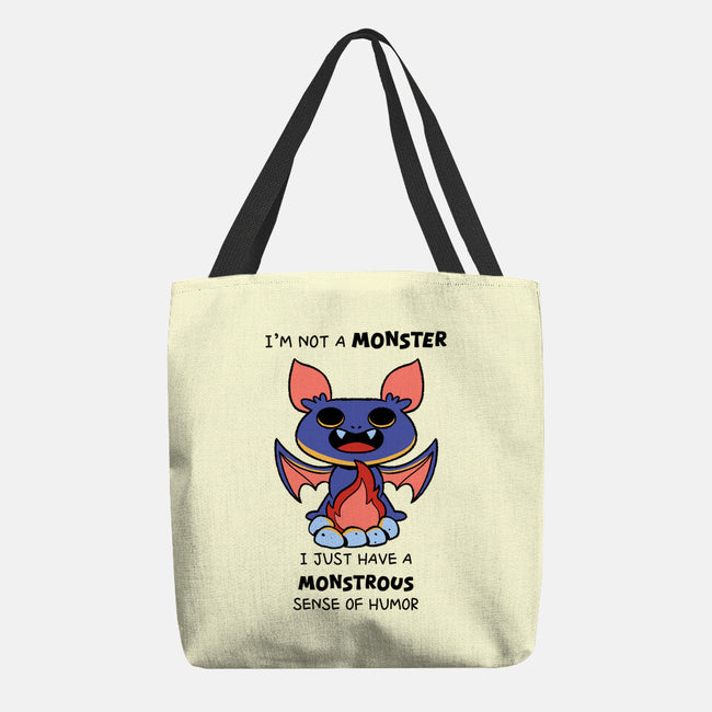 I'm Not A Monster-None-Basic Tote-Bag-FunkVampire