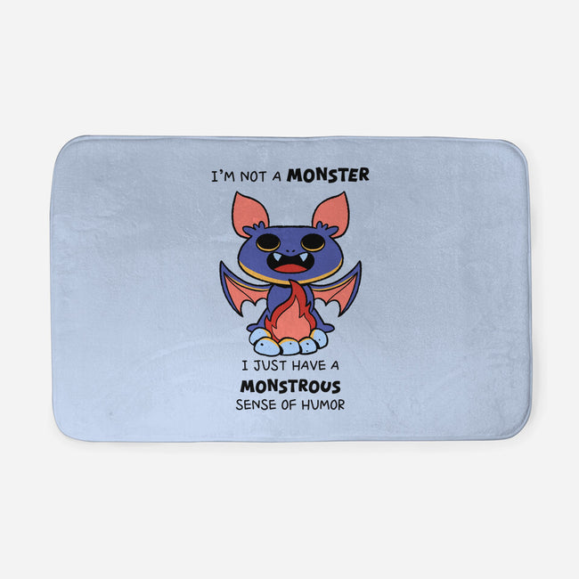 I'm Not A Monster-None-Memory Foam-Bath Mat-FunkVampire