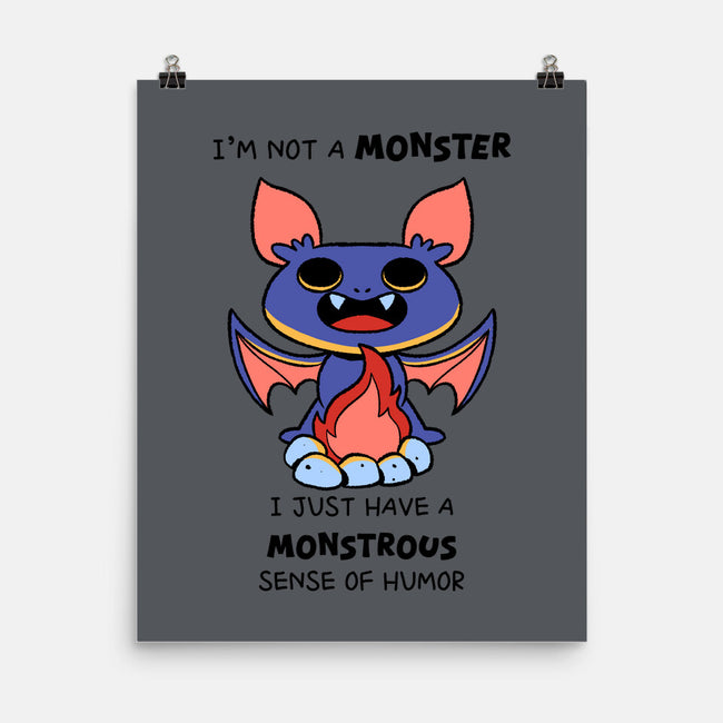 I'm Not A Monster-None-Matte-Poster-FunkVampire