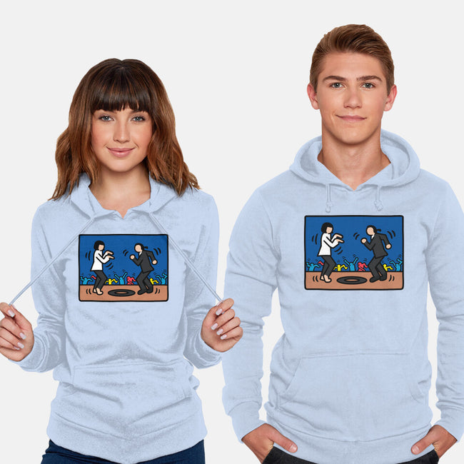 Minimalist Fiction-Unisex-Pullover-Sweatshirt-Raffiti